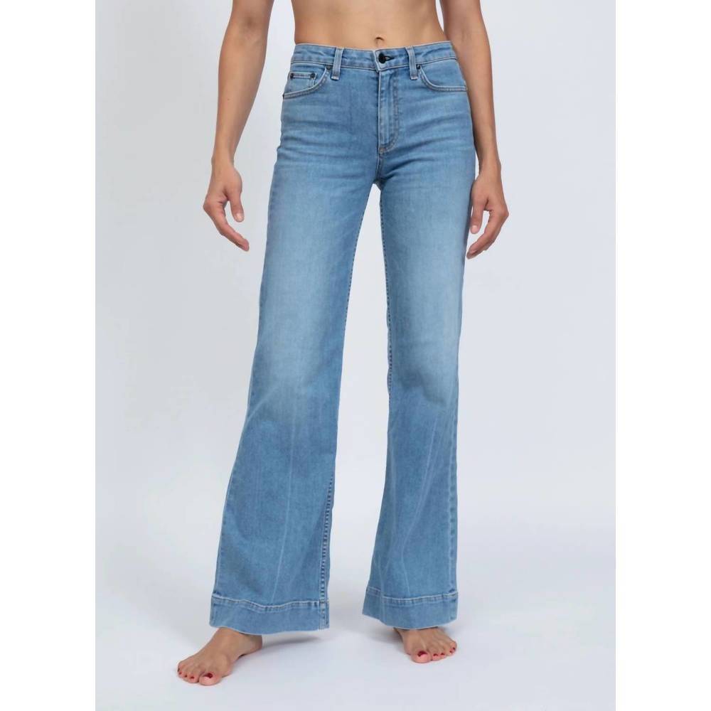 NEW ASKK NY juniper wide leg jeans in keel over - Picture 2 of 4